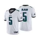 Men's Philadelphia Eagles #5 Donovan McNabb White Vapor Untouchable Limited Stitched Jersey