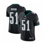 Men's Philadelphia Eagles #51 Zach Brown Black Alternate Vapor Untouchable Limited Player Football Jersey