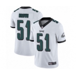 Men's Philadelphia Eagles #51 Zach Brown White Vapor Untouchable Limited Player Football Jersey