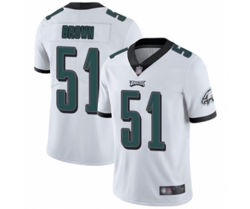 Men's Philadelphia Eagles #51 Zach Brown White Vapor Untouchable Limited Player Football Jersey