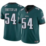 Men's Philadelphia Eagles #54 Jeremiah Trotter Jr Green 2024 Draft F.U.S.E. Vapor Untouchable Limited Football Stitched Jersey