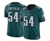 Men's Philadelphia Eagles #54 Jeremiah Trotter Jr Green 2024 Draft F.U.S.E. Vapor Untouchable Limited Football Stitched Jersey