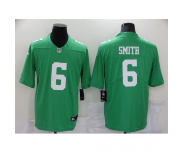 Men's Philadelphia Eagles #6 DeVonta Smith Midnight Green Draft First Round Pick Limited Jersey