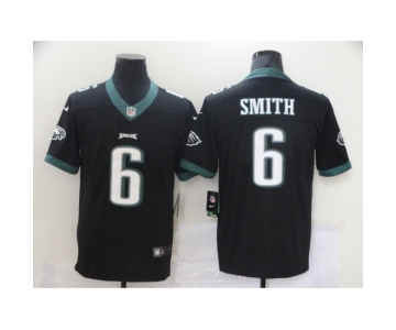 Men's Philadelphia Eagles #6 DeVonta Smith Nike Midnight Black 2021 Draft First Round Pick Limited Jersey