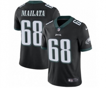 Men's Philadelphia Eagles #68 Jordan Mailata Black Men's Stitched Football Vapor Untouchable Limited Jersey