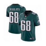 Men's Philadelphia Eagles #68 Jordan Mailata Green Men's Stitched Football Vapor Untouchable Limited Jersey