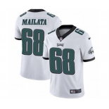 Men's Philadelphia Eagles #68 Jordan Mailata White Men's Stitched Football Vapor Untouchable Limited Jersey