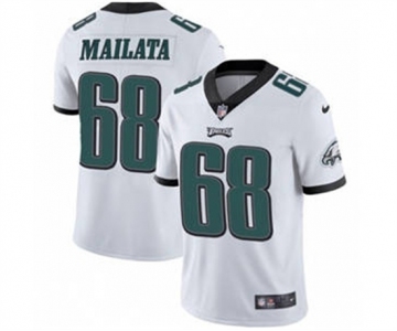 Men's Philadelphia Eagles #68 Jordan Mailata White Men's Stitched Football Vapor Untouchable Limited Jersey