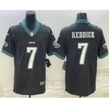 Men's Philadelphia Eagles #7 Haason Reddick Black Vapor Untouchable Limited Stitched Jersey