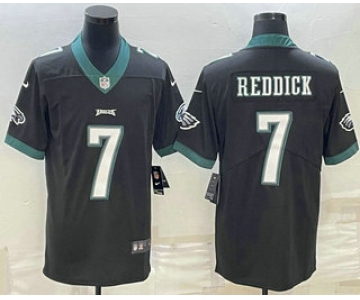 Men's Philadelphia Eagles #7 Haason Reddick Black Vapor Untouchable Limited Stitched Jersey