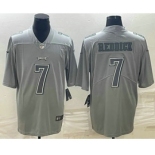 Men's Philadelphia Eagles #7 Haason Reddick Gray Atmosphere Fashion Stitched Jersey