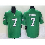 Men's Philadelphia Eagles #7 Haason Reddick Green 2023 FUSE Vapor Limited Throwback Stitched Jersey