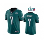 Men's Philadelphia Eagles #7 Haason Reddick Green Super Bowl LVII Patch Vapor Untouchable Limited Stitched Jersey