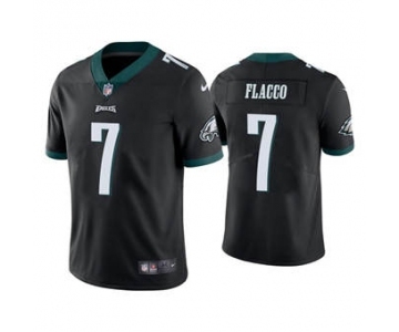 Men's Philadelphia Eagles #7 Joe Flacco Black Vapor Untouchable Limited Stitched Football Jersey