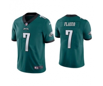 Men's Philadelphia Eagles #7 Joe Flacco Green Vapor Untouchable Limited Stitched Football Jersey