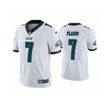 Men's Philadelphia Eagles #7 Joe Flacco White Vapor Untouchable Limited Stitched Football Jersey