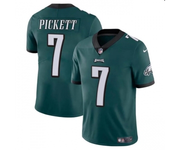 Men's Philadelphia Eagles #7 Kenny Pickett Green Vapor Untouchable Limited Football Stitched Jersey