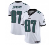 Men's Philadelphia Eagles #87 Jahan Dotson White Vapor Untouchable Limited Stitched Football Jersey