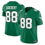 Men's Philadelphia Eagles #88 Dallas Goedert Green 2023 F.U.S.E. Vapor Limited Throwback Jersey