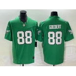 Men's Philadelphia Eagles #88 Dallas Goedert Green 2023 F.U.S.E. Vapor Untouchable Stitched Football Jersey