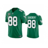 Men's Philadelphia Eagles #88 Dallas Goedert Green 2023 F.U.S.E. With C Patch Vapor Untouchable Stitched Football Jersey