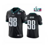 Men's Philadelphia Eagles #98 Robert Quinn Black Super Bowl LVII Vapor Untouchable Limited Stitched Jersey