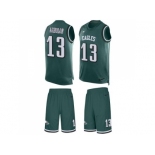 Nike Philadelphia Eagles #13 Nelson Agholor Midnight Green Team Color Men's Stitched NFL Limited Tank Top Suit Jersey