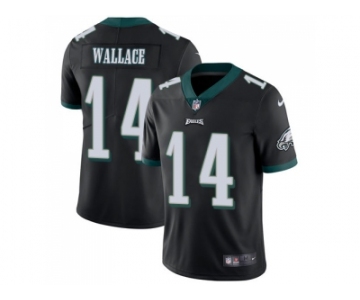 Nike Philadelphia Eagles #14 Mike Wallace Black Alternate Men Stitched NFL Vapor Untouchable Limited Jersey