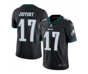 Nike Philadelphia Eagles #17 Alshon Jeffery Black Men's Stitched NFL Limited Rush Jersey