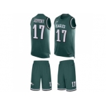 Nike Philadelphia Eagles #17 Alshon Jeffery Midnight Green Team Color Men's Stitched NFL Limited Tank Top Suit Jersey