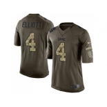 Nike Philadelphia Eagles #4 Jake Elliott Green Men Stitched NFL Limited 2015 Salute To Service Jersey