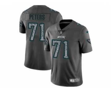 Nike Philadelphia Eagles #71 Jason Peters Gray Static Men NFL Vapor Untouchable Limited Jersey