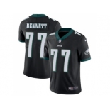 Nike Philadelphia Eagles #77 Michael Bennett Black Alternate Men Stitched NFL Vapor Untouchable Limited Jersey