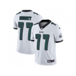 Nike Philadelphia Eagles #77 Michael Bennett White Men Stitched NFL Vapor Untouchable Limited Jersey