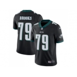 Nike Philadelphia Eagles #79 Brandon Brooks Black Alternate Men Stitched NFL Vapor Untouchable Limited Jersey