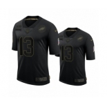 Philadelphia Eagles #13 Marquise Goodwin Black 2020 Salute to Service Limited Jersey