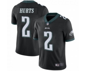 Philadelphia Eagles #2 Jalen Hurts Black Alternate Vapor Untouchable Limited Player Football Jersey