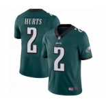 Philadelphia Eagles #2 Jalen Hurts Midnight Green Team Color Vapor Untouchable Limited Player Football Jersey