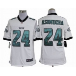 nike nfl jerseys philadelphia eagles #24 asomugha white[nike limited]