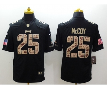 nike nfl jerseys philadelphia eagles #25 McCoy black[salute to service limited]