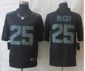 nike nfl jerseys philadelphia eagles #25 mccoy black[nike impact limited]