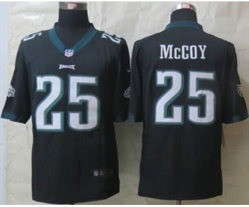 nike nfl jerseys philadelphia eagles #25 mccoy black[nike limited]