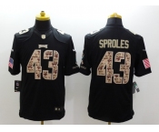 nike nfl jerseys philadelphia eagles #43 sproles black[salute to service limited]