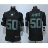 nike nfl jerseys philadelphia eagles #50 alonso black[nike impact limited]