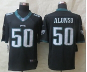 nike nfl jerseys philadelphia eagles #50 alonso black[nike limited]