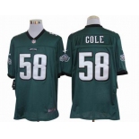 nike nfl jerseys philadelphia eagles #58 cole green[nike limited]