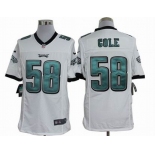 nike nfl jerseys philadelphia eagles #58 cole white[nike limited]