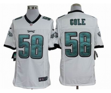 nike nfl jerseys philadelphia eagles #58 cole white[nike limited]