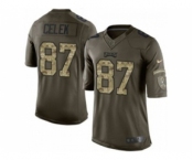 nike nfl jerseys philadelphia eagles #87 brent celek army green[nike Limited Salute To Service]