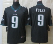 nike nfl jerseys philadelphia eagles #9 foles black[nike limited]